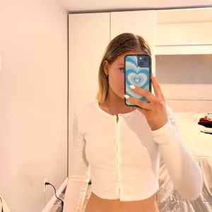 White apple longsleeve from Ariztia